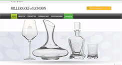 Desktop Screenshot of millergolfoflondon.com