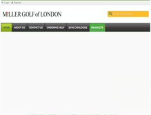 Tablet Screenshot of millergolfoflondon.com